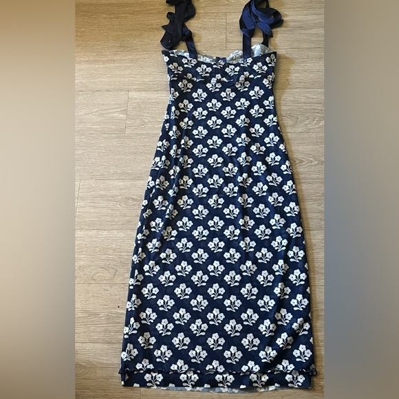 Free People Women’s Small Printed Floral Patterned Slip Dress - Picture 3 of 8